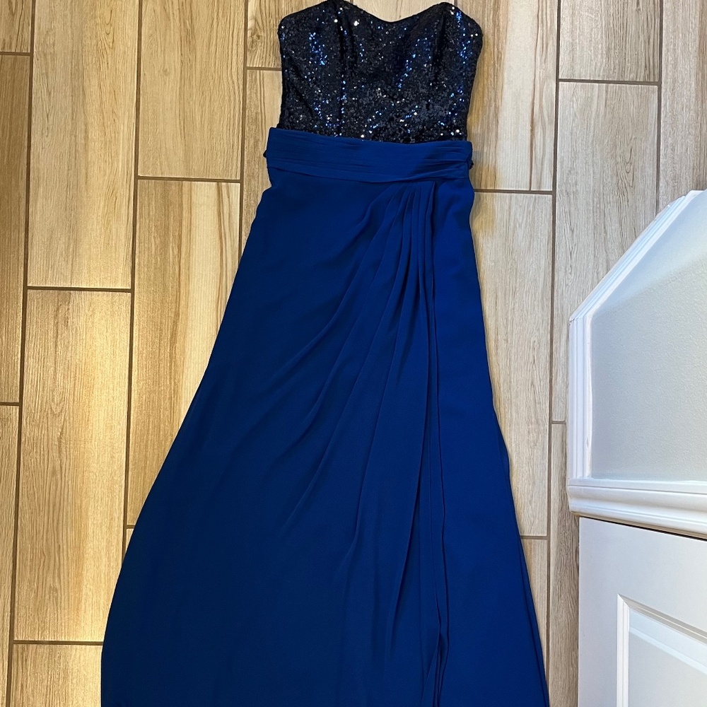 Beautiful Royal/navy blue bridesmaid dress or any event